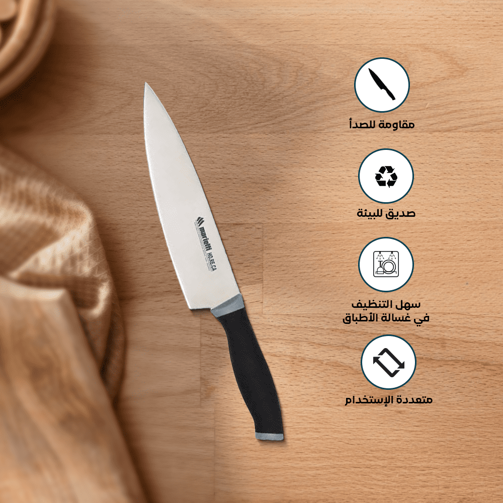 Serrated Utility Knife for Kitchen – Made in Italy - الصورة 13