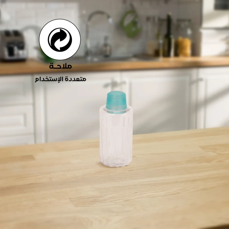 versatile turquoise plastic spice bottle