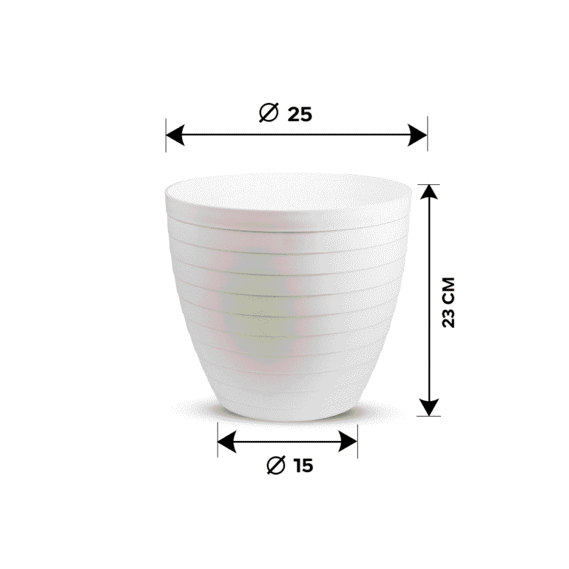 ⁦round flower pot design Suitable for use at different temperatures.⁩ - الصورة ⁦8⁩