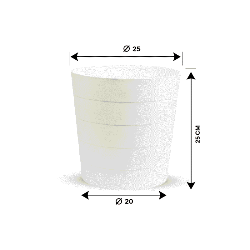 ⁦conical flower pot design Safe with all temperatures.⁩ - الصورة ⁦15⁩