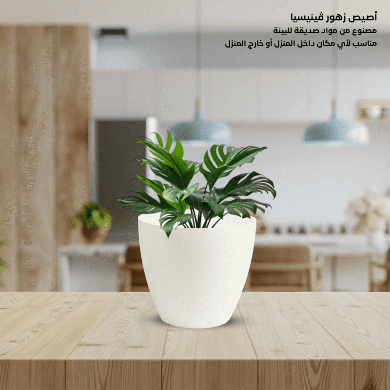 ⁦venezia round flower pot design Resistant to weather and heat fluctuations⁩ - الصورة ⁦21⁩