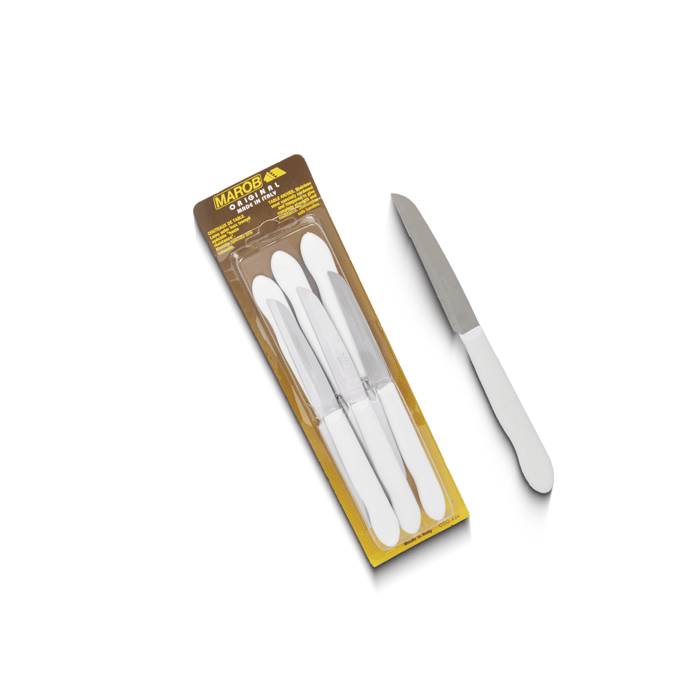 Flat Blade Kitchen Knives Set 9 CM – Colored Handle – Made in Italy - الصورة 19