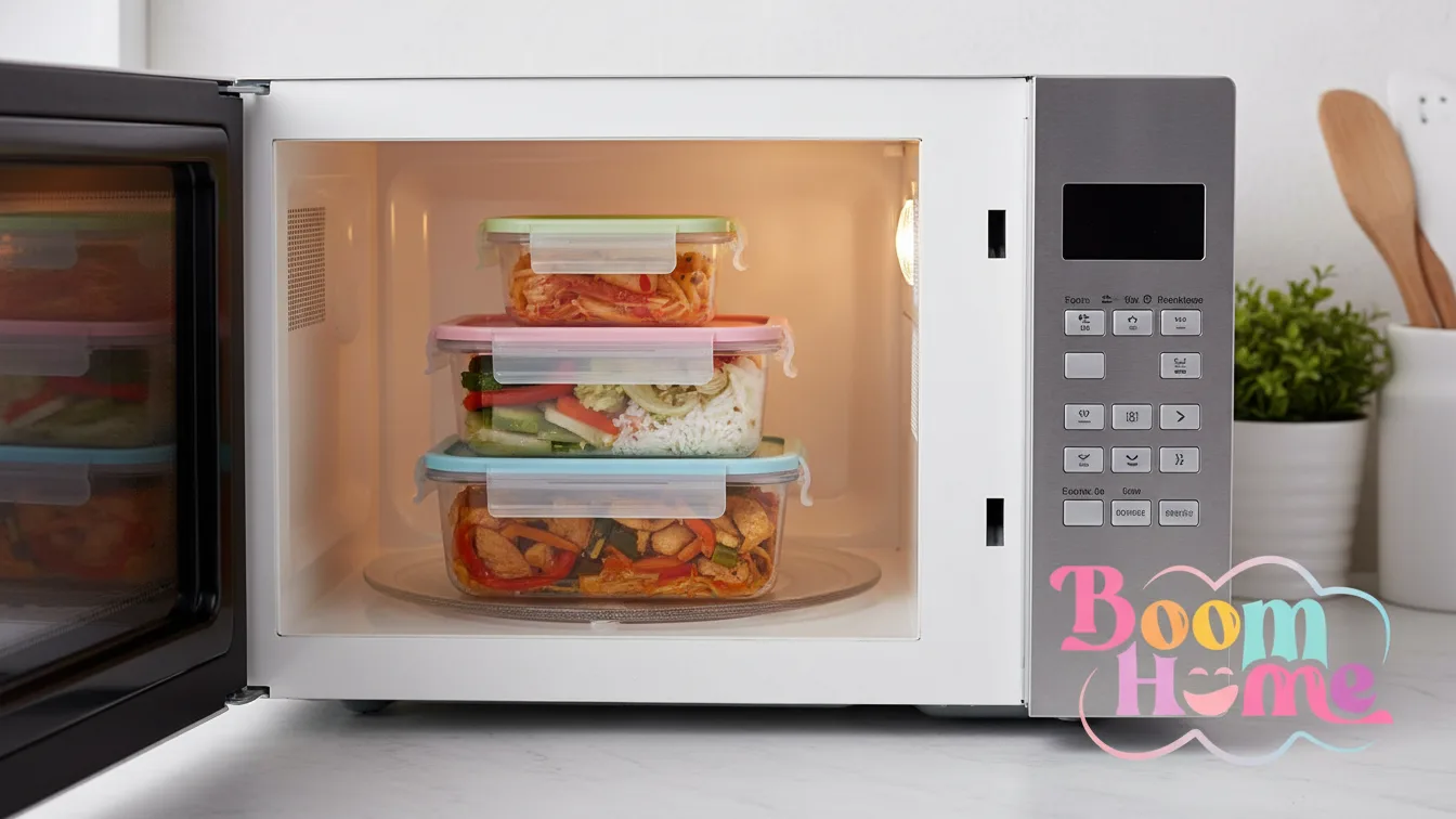 Microwave-Safe Plastic Food Containers