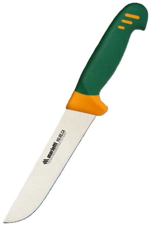 Flat Knife – Green × Yellow – 16 cm