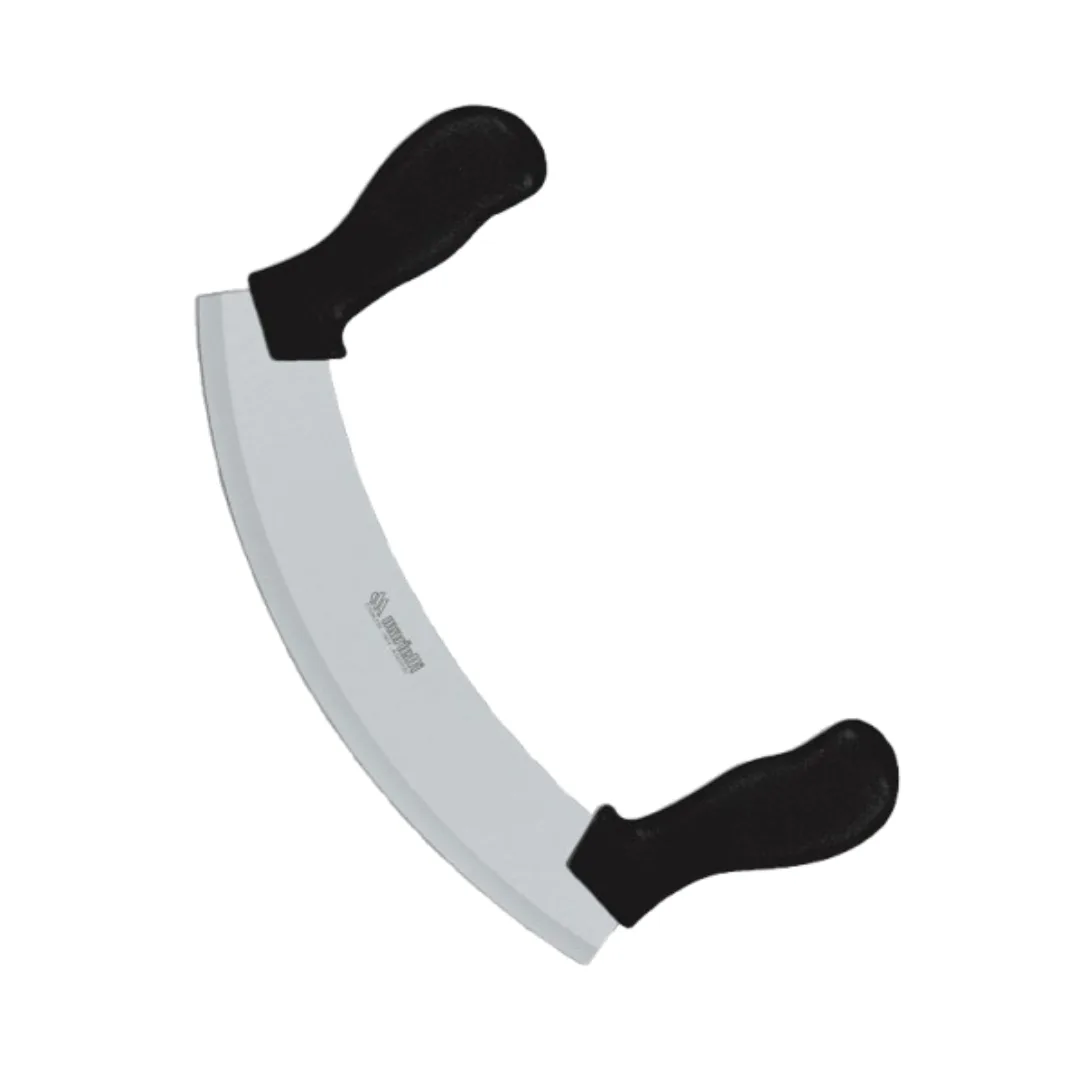 Knife Mezzaluna – Black-26cm